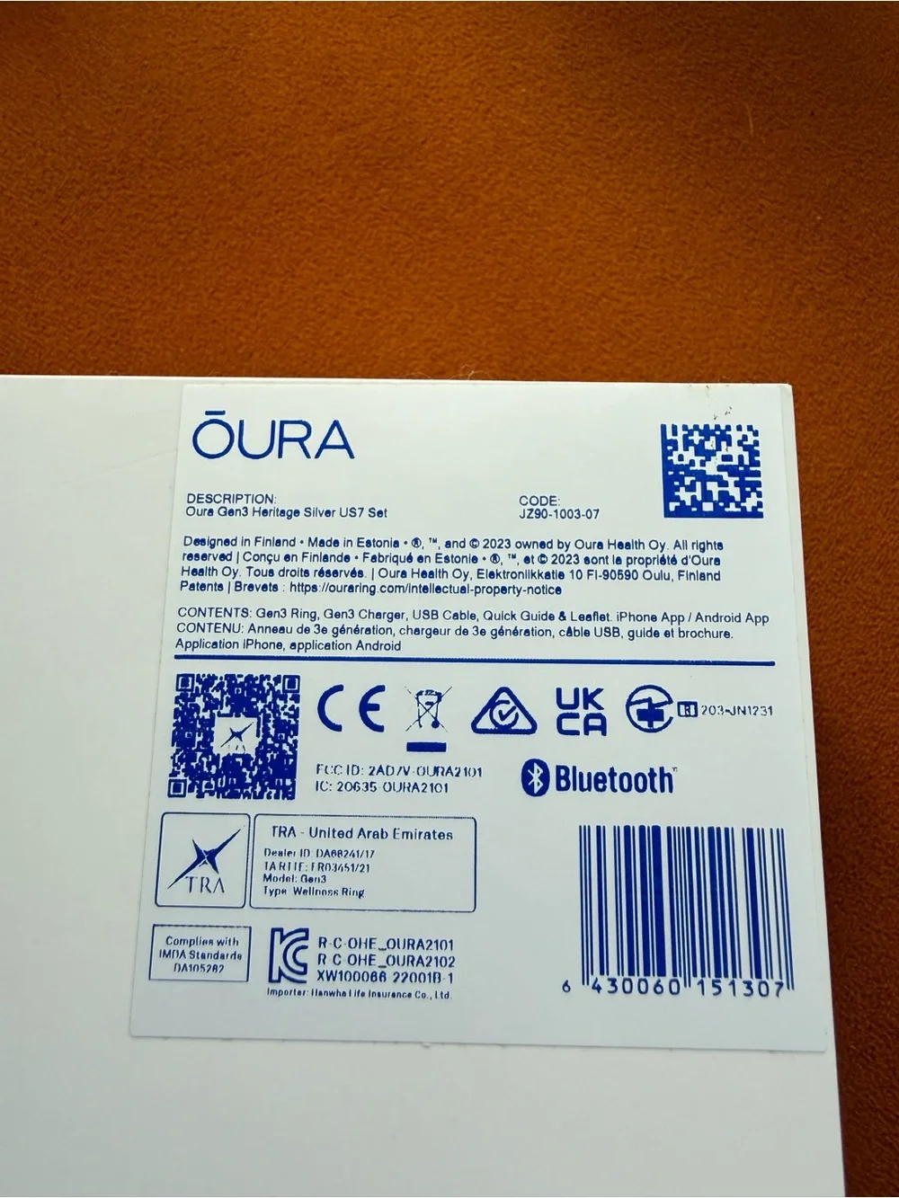 Oura gen ring